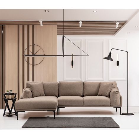 Ecksofa links Leo Mokka (1/5)