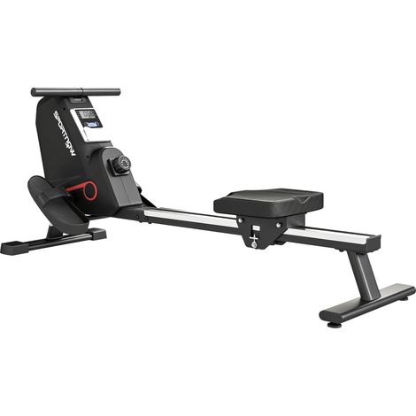 Rameur magnétique silencieux pour domicile, 16 niveaux de résistance, application exclusive, écran LCD et support téléphone. (1/5)
