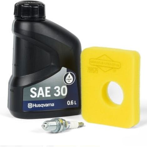 Kit d'entretien pour tondeuse à gazon Husqvarna LC140/LC247 avec moteur Briggs & Stratton