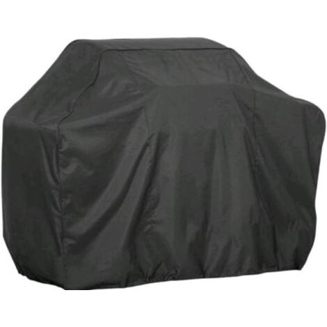 Bâche BBQ Housse,Housse De Protection Barbecue,Bâche BBQ avec Cordon,Couverture Grill Imperméable 210D Oxford Noir 145 X 61 X 117Cm,Noir (1/5)