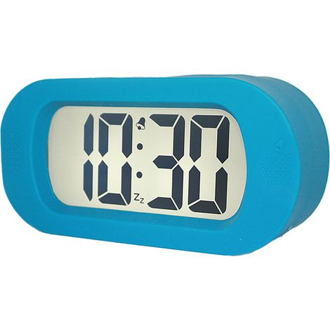 Réveil Numérique LCD Silencieux Grand Écran - Lampe Intégrée - Pour Chevet Bureau Chambre - 1 Pièce (1/5)