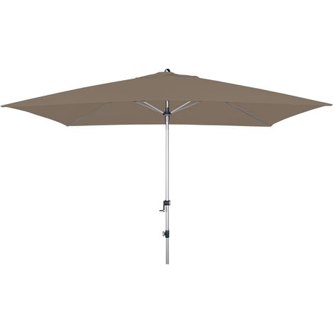Doppler Sonnenschirm/ Kurbelschirm "Expert 300 x 200 Auto Tilt" 300 x200 cm, greige, Bezug aus 100% Polyester, Gestell aus Aluminium, 7,3 kg Sonnenschirm / Kurbelschirm "Expert 300 x 200 Auto Tilt", g