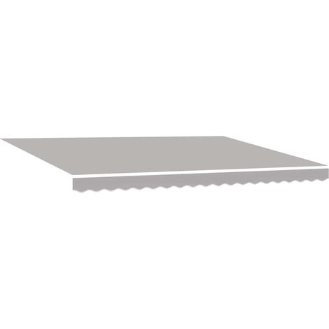 Maison Exclusive - Telo di ricambio per tenda da sole Grigio chiaro 4,5 × 3 m (1/5)
