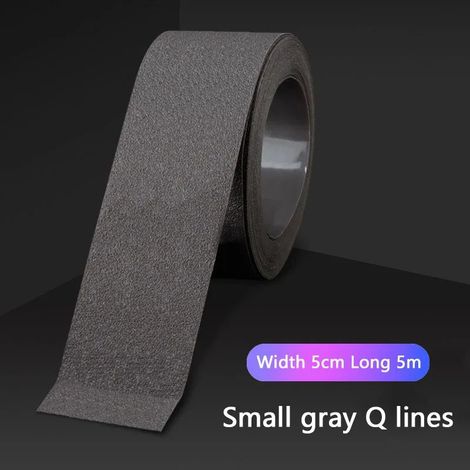 (Gris 5 cm x 5 m) 5 m/10 m Autocollants PEVA pour voiture,protection de bord de porte,film anti-rayures universel pour seuil de porte,bande de seuil (1/3)