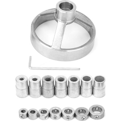 16 pièces Guide de Perçage pour Bois, Gabarit de Percage Vertical, Dispositif de Perçage, Outillage de Menuiserie, Localisateur de Trou (1/5)