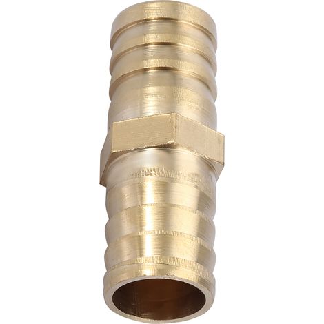 Gerader 2-Wege-Rohrverbinder aus Messing mit Widerhaken, 6/8/10/12/14/16/20 mm (1/5)