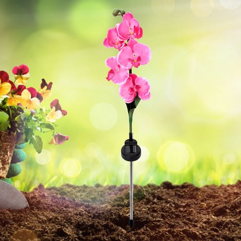 Wasserdichte LED-Solar-Gartenlaterne, schmetterlingsförmige Rasenleuchte, Gartenwegbeleuchtung, automatische Dämmerungs- und Morgengrauenaktivierung, leuchtende Blumendekoration (1/5)