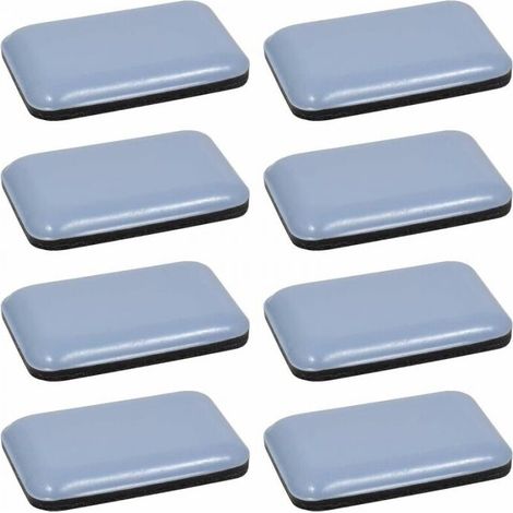 x Teflon PTFE selbstklebend, rechteckig, 35 x 25 mm, Teflon-Gleiter, Bodenschutz, Parkett, Stuhlbeine, Möbel, FLITI (1/4)