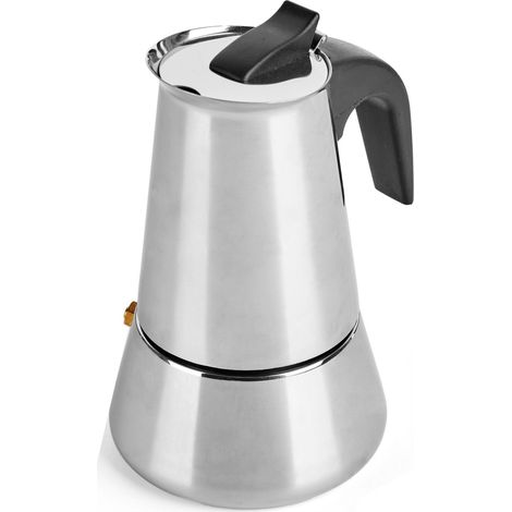 Espressokocher TOMY aus Edelstahl für Induktion (1/4)