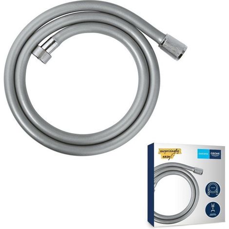 Flexibler Duschschlauch - GROHE - 22114000 - 1,25 m - Verchromt - VitalioFlex Trend (1/5)