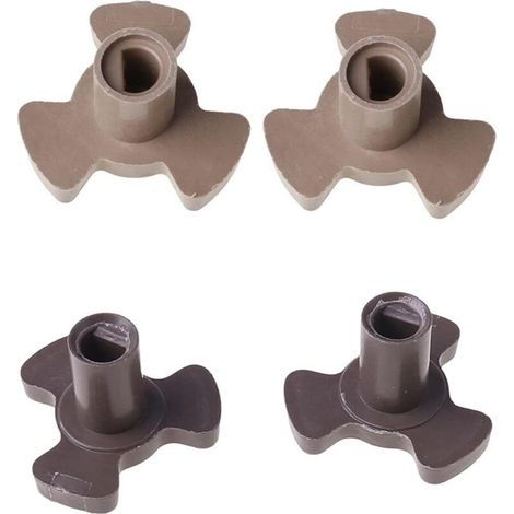 Drehtellerhalterungen für Mikrowellen – 2er-Set, aus robustem Kunststoff, 14 mm Durchmesser – Kompatibel mit den meisten Modellen