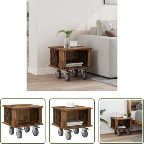 TV-Ständer Altholz - TV-Ständer Altholz 37 x 35 x 35 cm Holzwerkstoff (1/5)