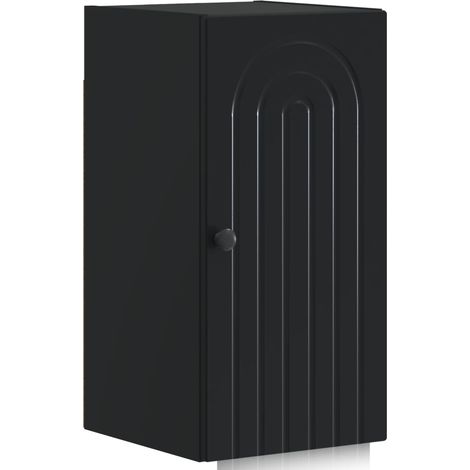 Badezimmer-Wandschrank ALKMAAR Schwarz 30 x 31 x 59 cm vidaXL (1/5)