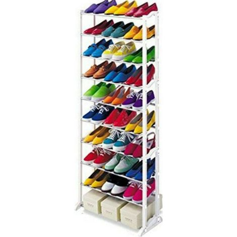 étagère à Chaussures Modulable 30 Paires De Chaussures étagère à Chaussures Peu Encombrante étonnante