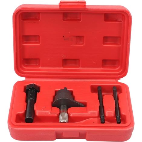 Kit de calage moteur VAG 1.2 TSI - 1 ensemble - Acier traité - Blocage arbre à cames - Pour Audi Seat Skoda - Boîtier rouge (1/5)