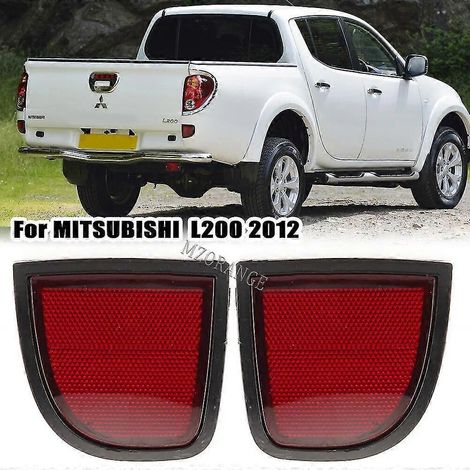 Feu réflecteur de pare-chocs arrière pour Mitsubishi L200 LC036LH, feu stop, clignotant, feu de signalisation, pièce détachée, accessoire auto (ampoules non incluses) - gauche et droite (1/5)