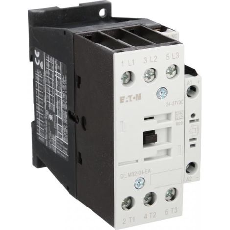 Contactor de potencia 32A 3P 24V CC 0Z 1R DILM32-01-EA(RDC24) 190004