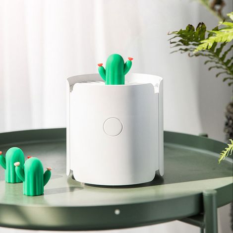 Lampe anti-moustiques cactus, petit répulsif anti-moustiques silencieux pour la maison, rechargeable par USB, lumière violette attractive et répulsive, alimentée par USB. (1/5)