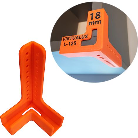 Abrazadera de carpintero L-125 para tablas de 18 mm (1/5)