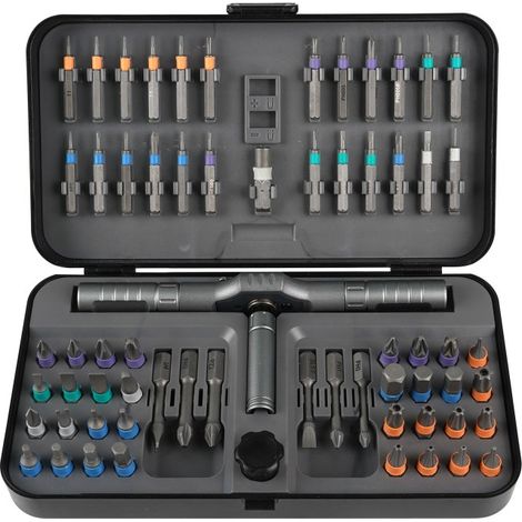 Kit Tournevis à Cliquet 66 en 1, Ensemble d'Outils de Réparation Magnétiques Multifonctionnels