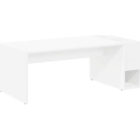 Maison Exclusive - Couchtisch Weiß 101,5 x 50 x 37 cm Holzwerksto