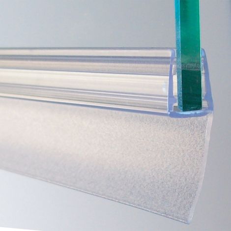 Adler – Joint d'étanchéité pour porte de douche – Longue lèvre 3.6 cm – PVC translucide – Épaisseur 1.2 cm – Largeur 100 cm (1/2)