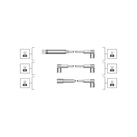 Kit de câbles d'allumage Magneti Marelli 941319170013 OPEL