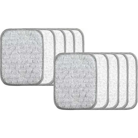 Set mit 10 wiederverwendbaren Mehrzweck-Geschirrtüchern aus Draht für Nass- und Trockenreinigung, runde, kratzfeste Tücher für Küche, Spüle, Töpfe und Pfannen (Farbe zufällig) (1/5)