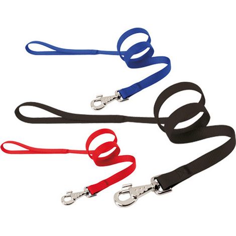 Guinzaglio Camon rosso mm 15x1000 – Nylon resistente – Maniglia ergonomica per cani