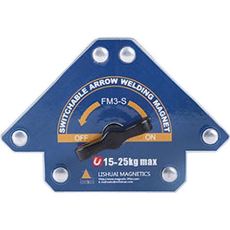 1 Stück FM3-S Schweißmagnete mit Schalter Magnetwinkel zum Schweißen 20 kg 1208136 mm (1/5)