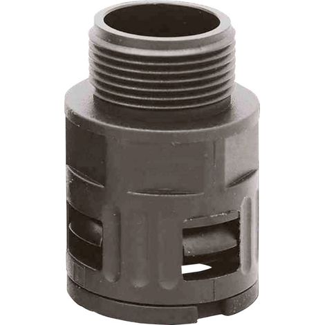 HELU 904804 HELUquick M Schlauchverschraubung Grau M25 Gerade 1 St.