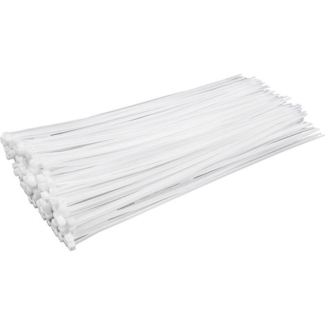 Attache-Câble - Nylon 6/6 - 300 mm x 4,5 mm - Auto-Bloquant - Résistant Aux Intempéries - Pour Intérieur Et Extérieur - Lot De 100 (1/5)