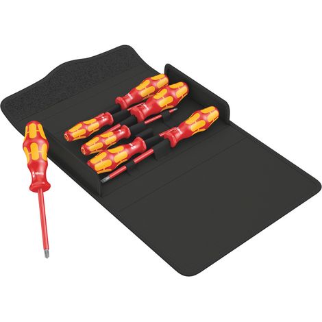 Wera Kraftform 100 i/7 Set 1 Schraubendrehersatz Plus Serie 100 7tlg 05136019001 (1/5)