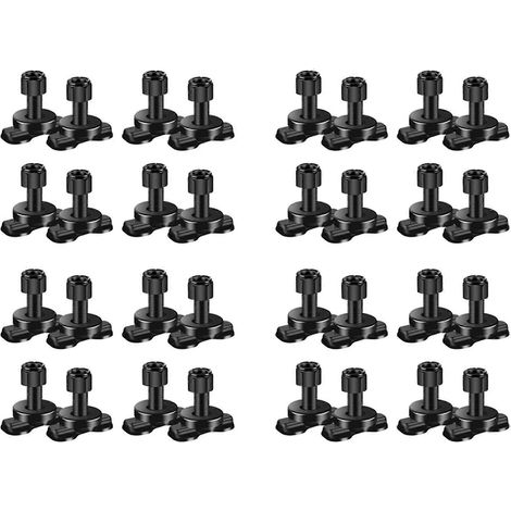 Packung mit 32 doppelten Gewindemuttern für L-Schienen, verwendet zum Beladen von LKW- und Anhänger-Ladeflächen. (1/5)