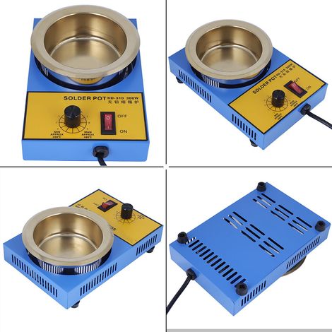 Bain de soudure sans plomb 300 W 100 mm avec plaque en titane (1/5)