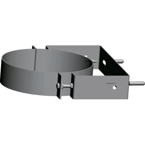 Wolf Soporte de pared DN225 ajustable de acero inoxidable, 2651353