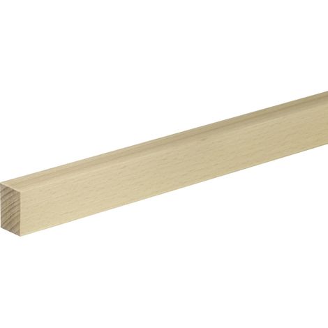FN Neuhofer Flachleiste 95 cm 29 x 20 mm Buche Leisten (1/2)