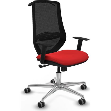 Piqueras y Crespo Mardos Silla de Oficina Roja Ergonómica