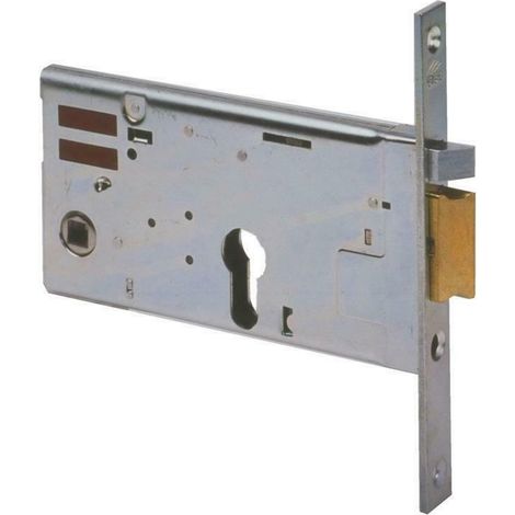 SERRATURA METALLO INFILARE ELETTRICA 14350 CISA - B.Q ZINC F.MM 16 F.SAGOM+SCR+F H.MM 77 E.MM 90 - 1 pezzo (1/2)