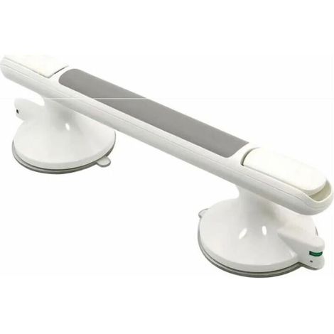Poignée de douche, barre de soutien de 30 cm avec ventouse puissante pour baignoires et douches, barre de sécurité pour douche, barre d'équilibre sans perçage pour salles de bain-AquaForge (1/5)