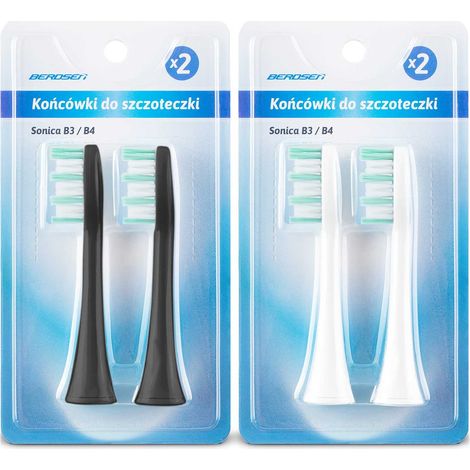Têtes de brosse à dents soniques Berdsen B3/B4 - 4 pièces