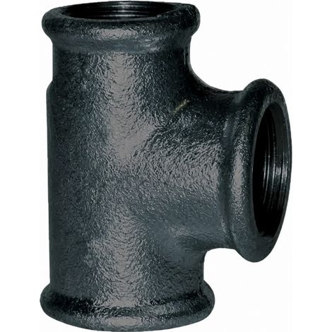 T-Stück reduziert 90° weiblich 40/33/40 schwarz