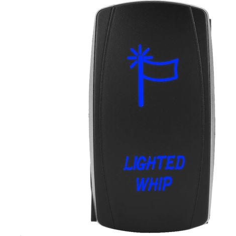 5-poliger Kippschalter mit blauer LED, beleuchteter EIN/AUS-Hebel 12V-20A 24V-10A, Hebelschalter für Armaturenbrett, 1 Stück. (1/5)