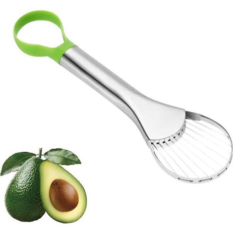 Trancheuse avocat En Acier Inoxydable, Coupe-avocat, Éplucheur Avocat Pour Éplucher Et Dénoyauter Les Fruits Et Multico COUPE FRUIT (1/5)