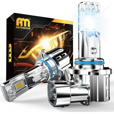 9006 HB4 LED Fog Light Bulbs, 100W 20000LM 6500K White 12V 24V Headlight Bulb Halogen Replacement Bulbs for Cars, Plug and Play, Pack of 2 (1/5)
