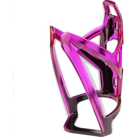 Portaborraccia per bicicletta - Portabicchiere per bicicletta - Idratazione in movimento - Design regolabile - Leggero - Nero viola (1/5)