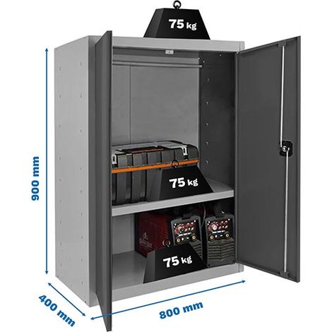 Armadio multiuso Simonlocker prof.dism.multi metallo 90x80x40 cm (1/2)