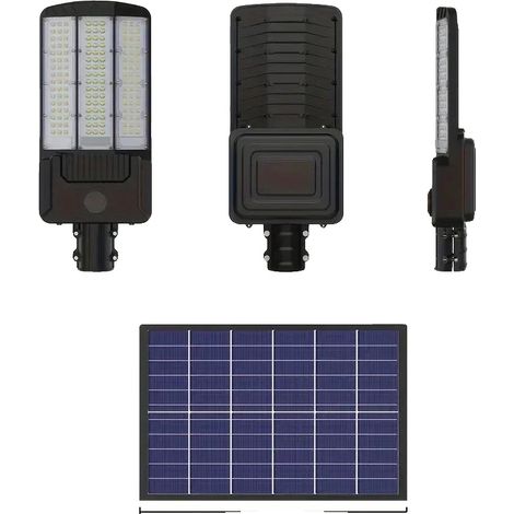 Farolas solares con sensor de movimiento, diseño impermeable, 26000 mAh - 1 unidad (1/2)