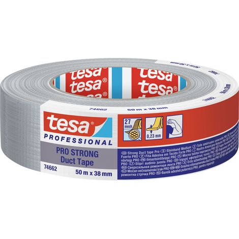tesa Duct Tape Pro-Strong 66462-00004-00 Reparaturband Grau (L x B) 50 m x 38 mm 1 St. (1/5)