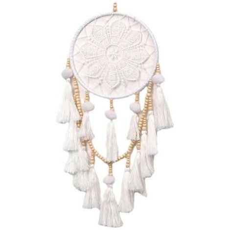 Pair Lntyq Décoration Murale en macramé -Décoration bohémienne tissée - Attrape-rêves-Tapisserie Murale chi bohémienne en Coton - Cadeau pour la Maison,Le Salon, la Chambre à Coucher de fête Mariage (1/4)